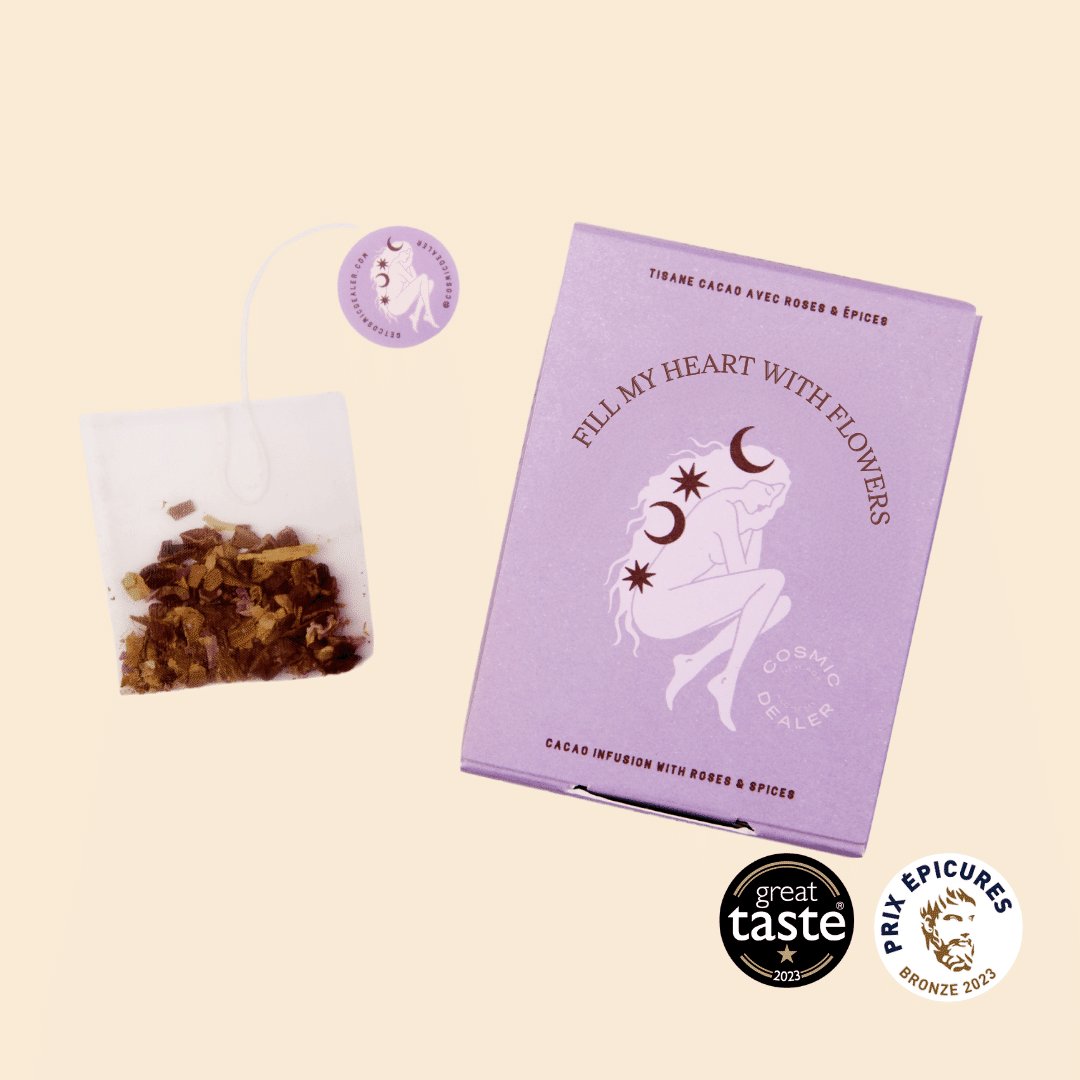 Ceremonial Cacao & Double Rose Infusion