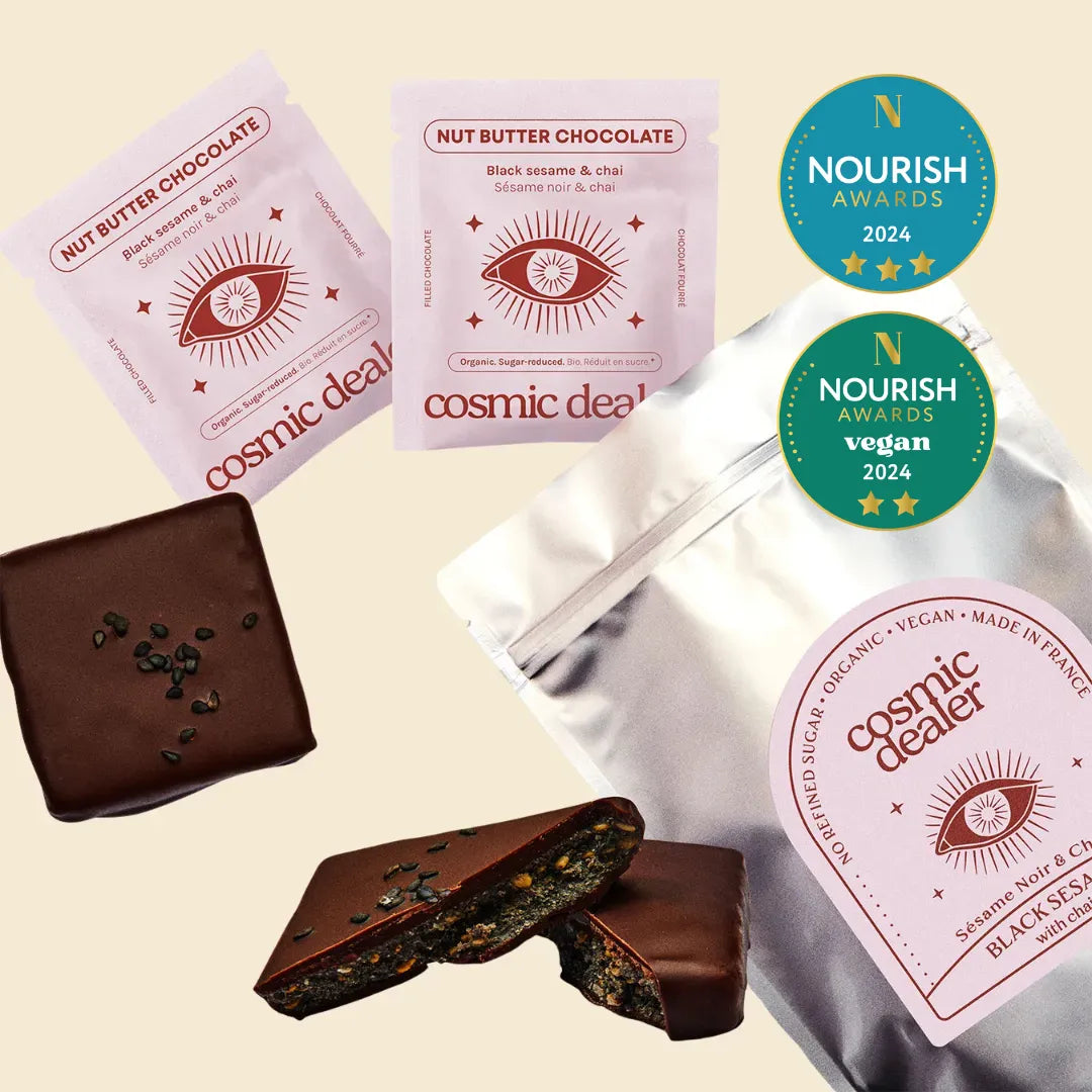 Chocolats Sésame Noir & Chai 