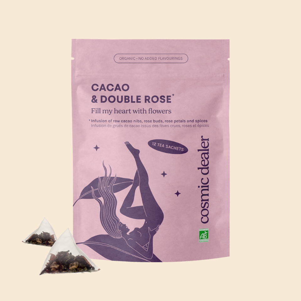 Ceremonial Cacao & Double Rose Infusion
