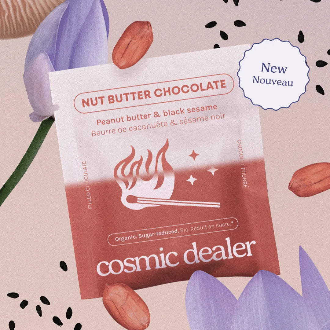 Double layer: Peanut Butter & Black Sesame