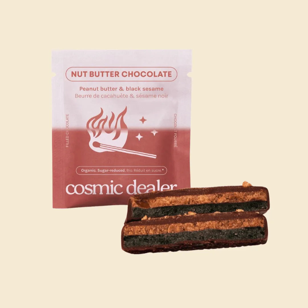 Double layer: Peanut Butter & Black Sesame