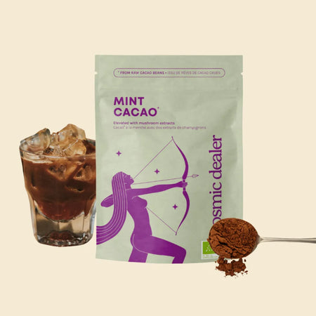 Mint Cacao Drinking Chocolate COSMIC DEALER Mint Cacao Drinking Chocolate COSMIC DEALER